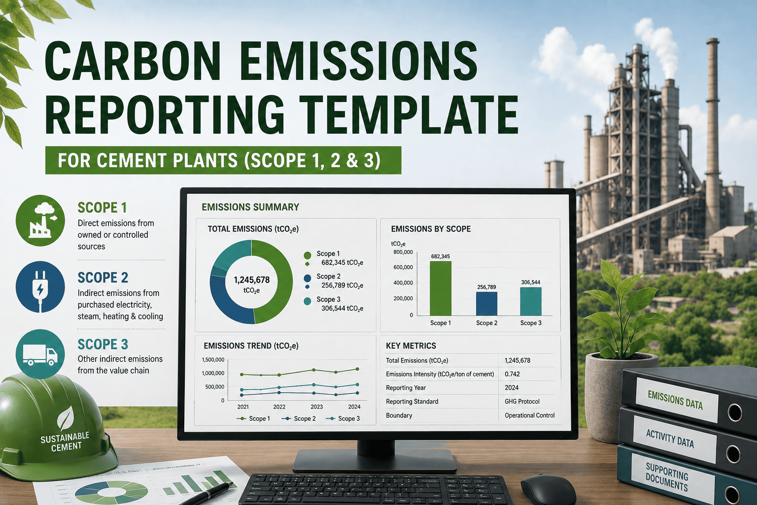 carbon-emissions-reporting-template-cement-plant-scope-1-2-3