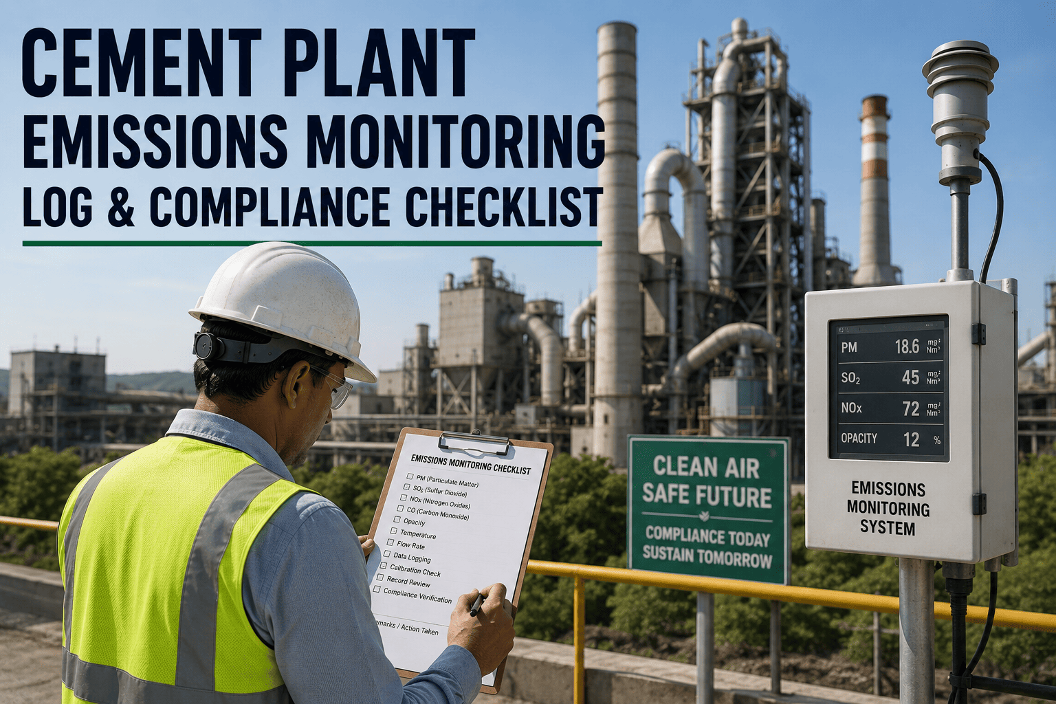 cement-plant-emissions-monitoring-log-compliance-checklist