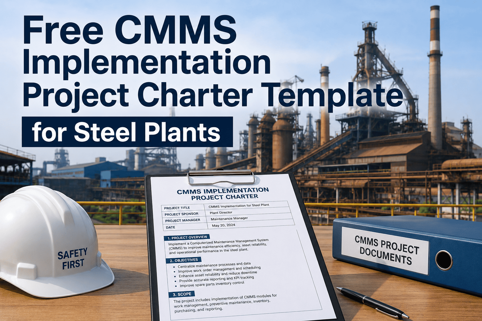 cmms-implementation-project-charter-template-steel-plants