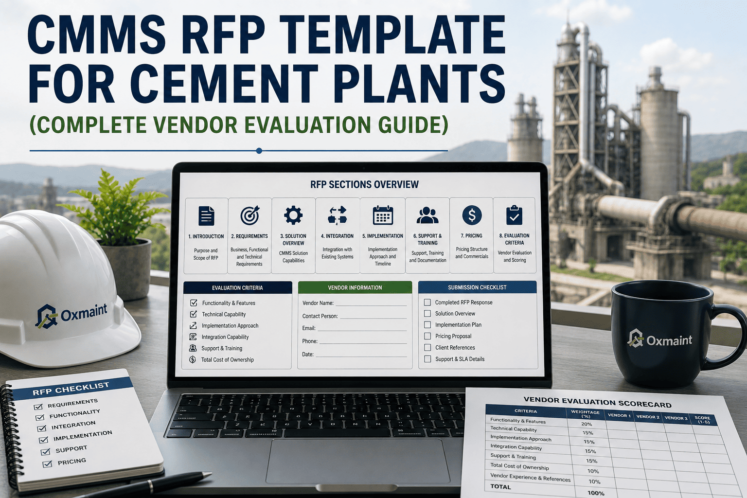 cmms-rfp-template-cement-plant-vendor-evaluation