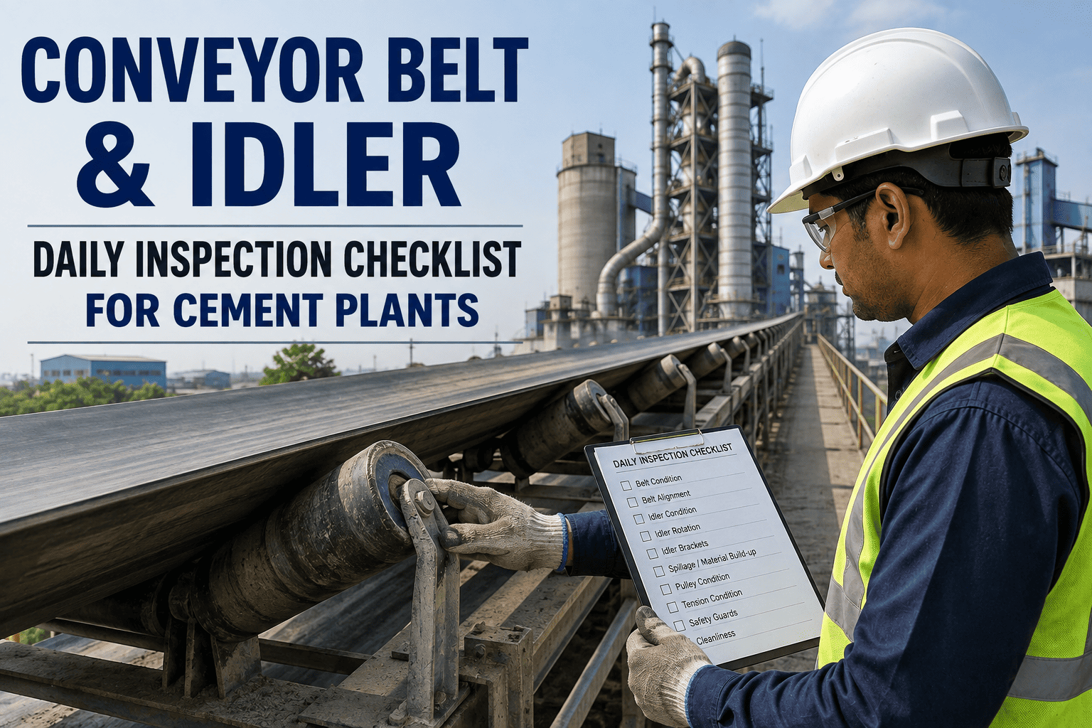 conveyor-belt-idler-daily-inspection-checklist-cement-plant