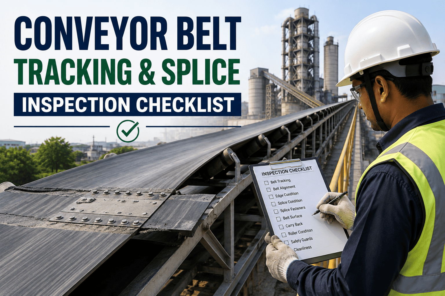 conveyor-belt-tracking-splice-inspection-checklist