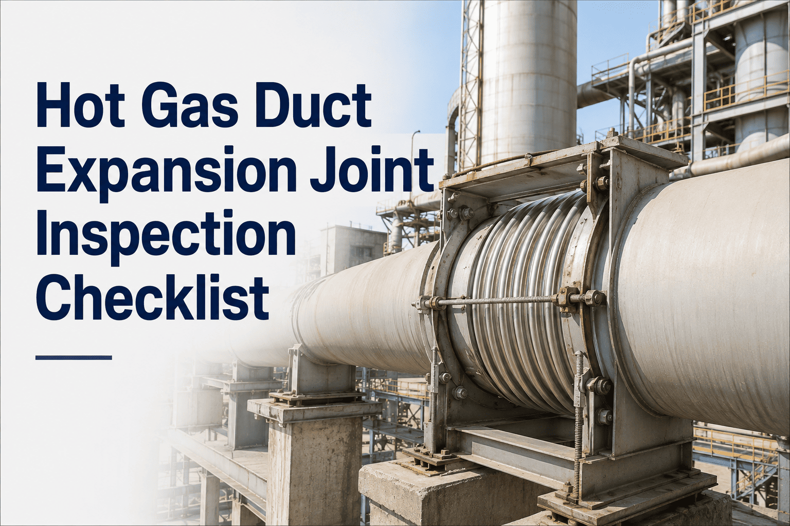 hot-gas-duct-expansion-joint-inspection-checklist-cement-plant