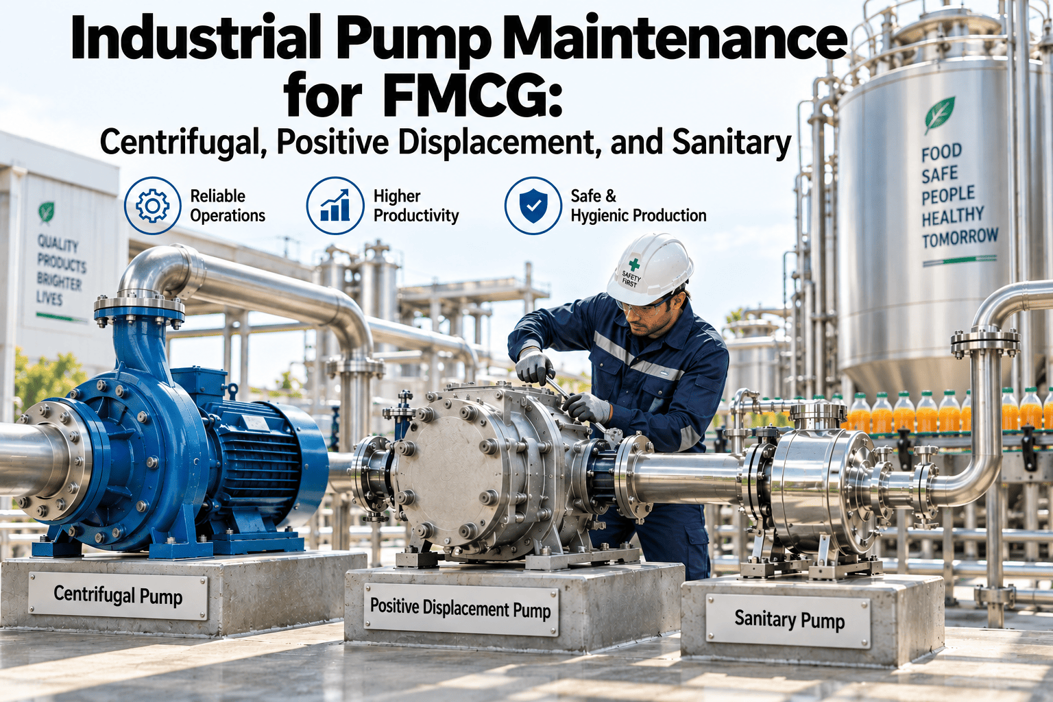 industrial-pump-maintenance-fmcg-centrifugal-positive-displacement-sanitary
