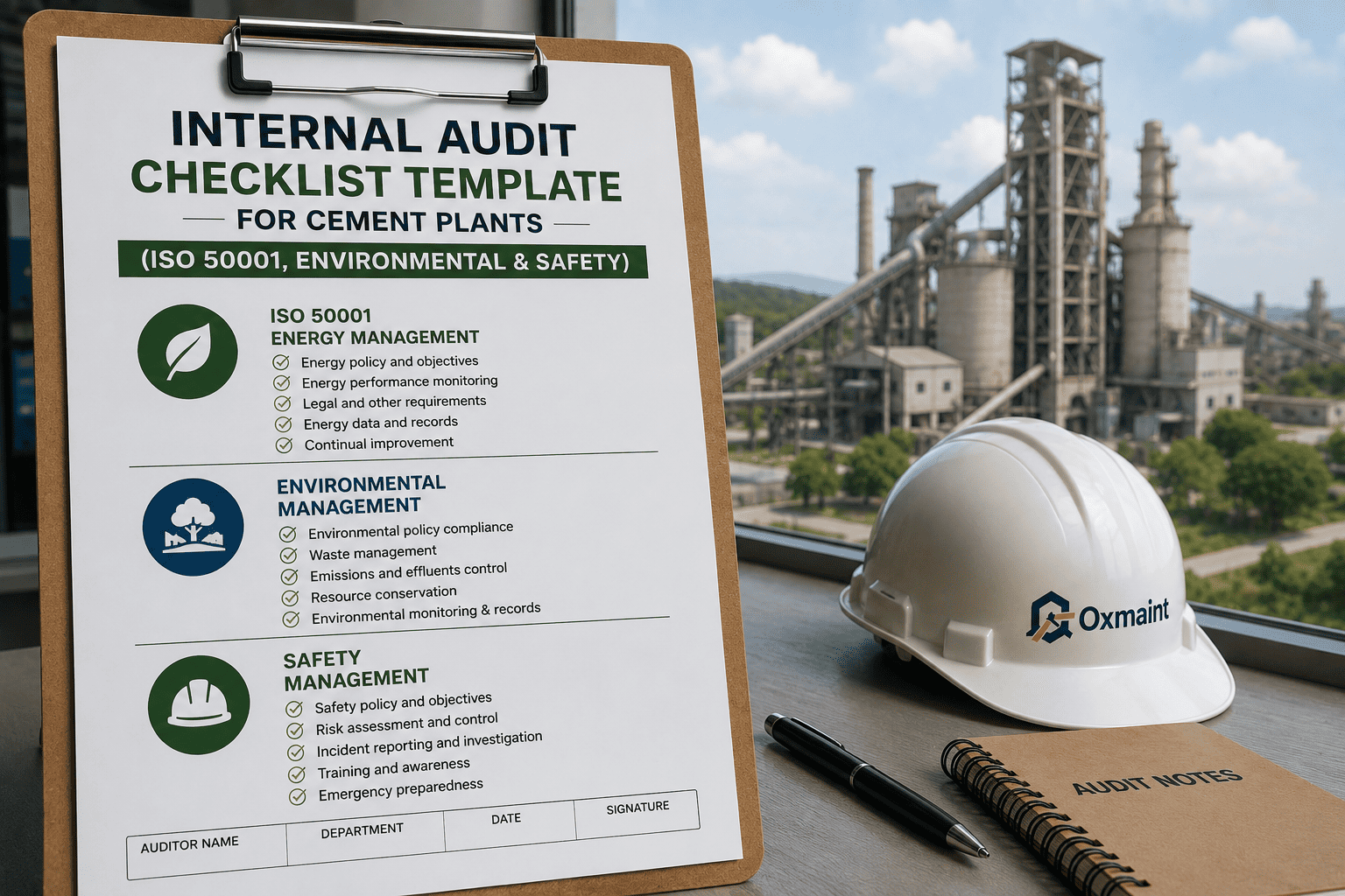 internal-audit-checklist-template-cement-plant-iso-environment-safety