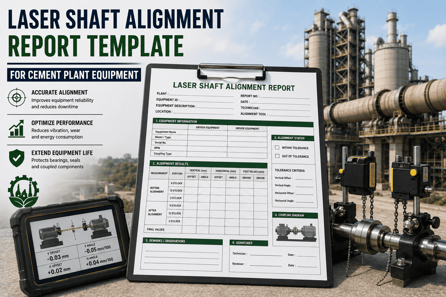 laser-shaft-alignment-report-template-cement-plant