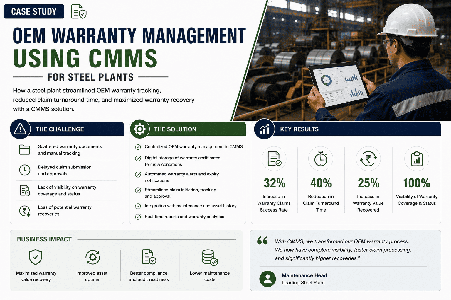 oem-warranty-management-case-study-steel-plants