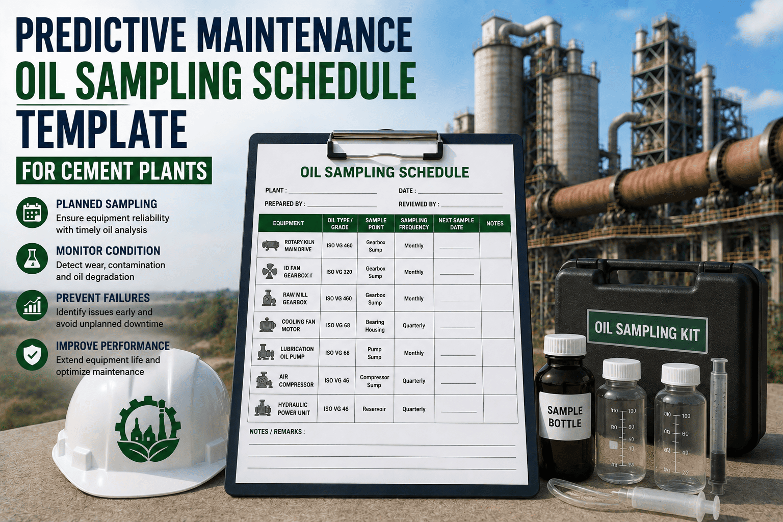 predictive-maintenance-oil-sampling-schedule-template-cement-plant