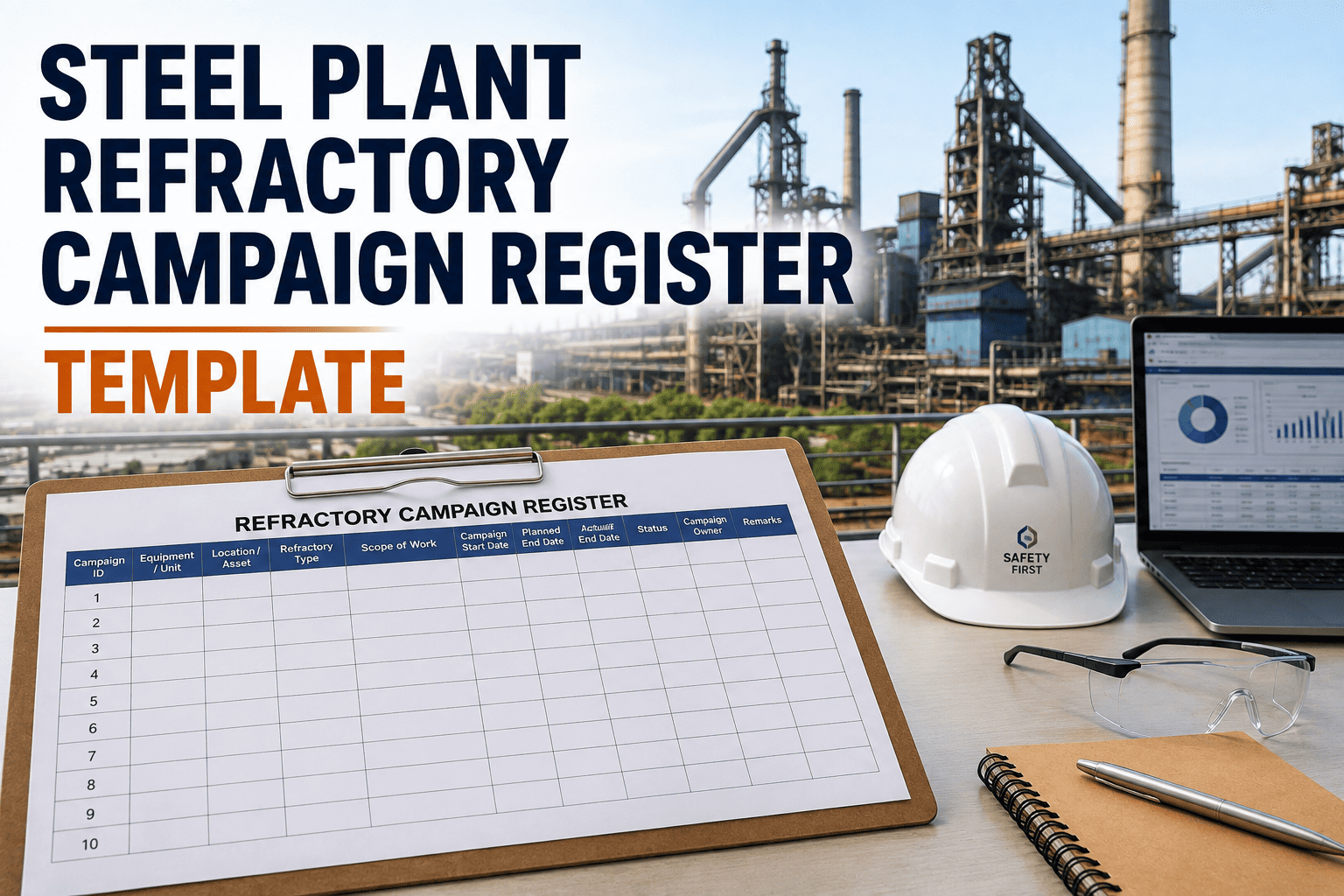 refractory-campaign-register-template-steel-plant