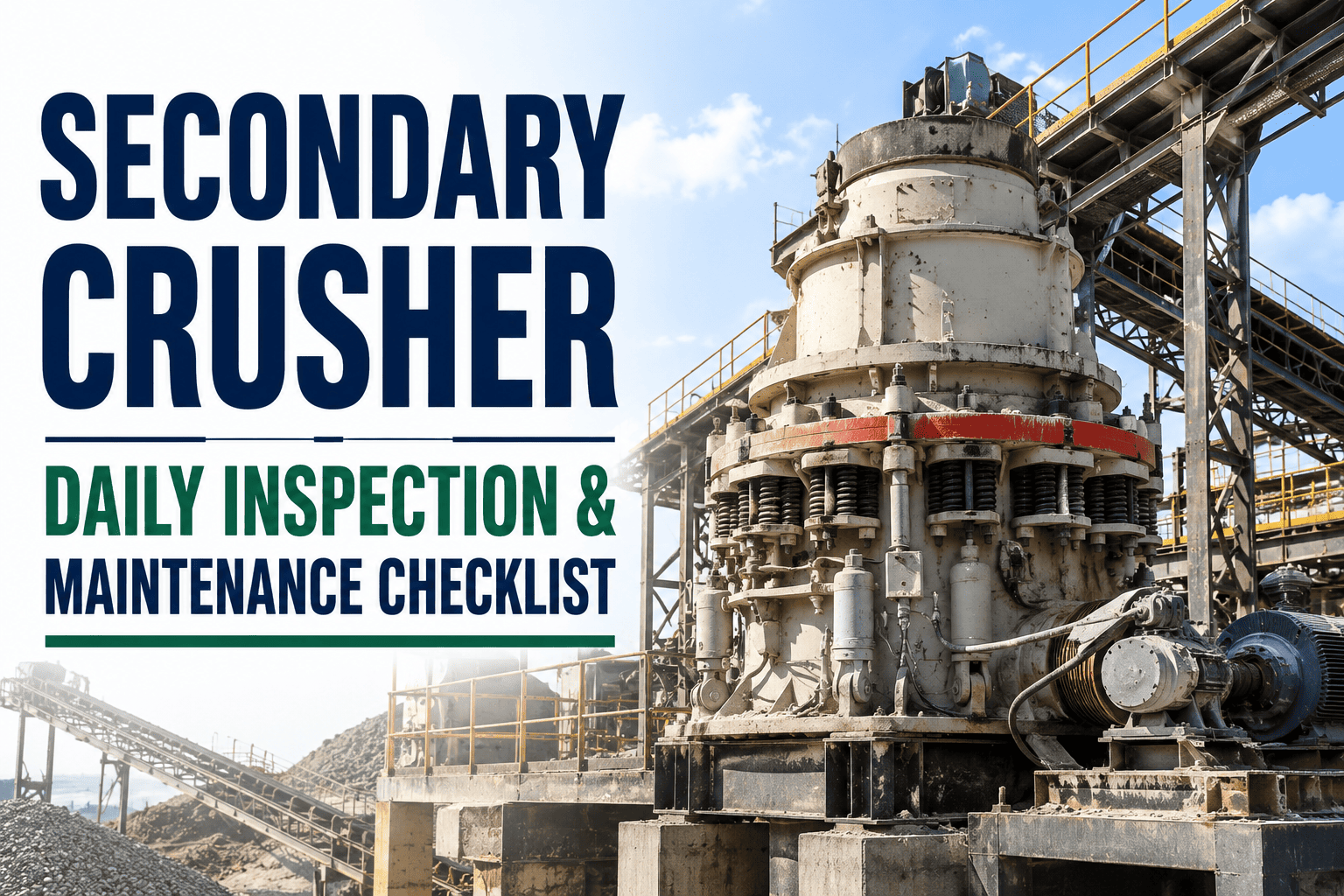 secondary-crusher-daily-inspection-maintenance-checklist