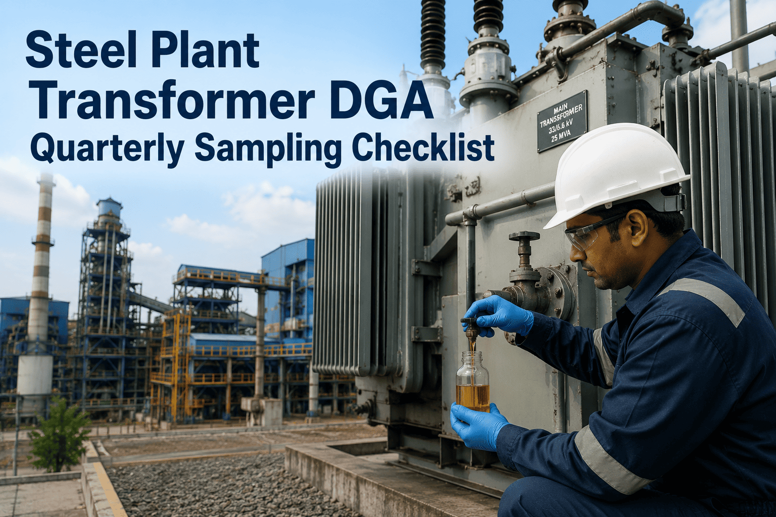 steel-plant-transformer-dga-quarterly-sampling-checklist