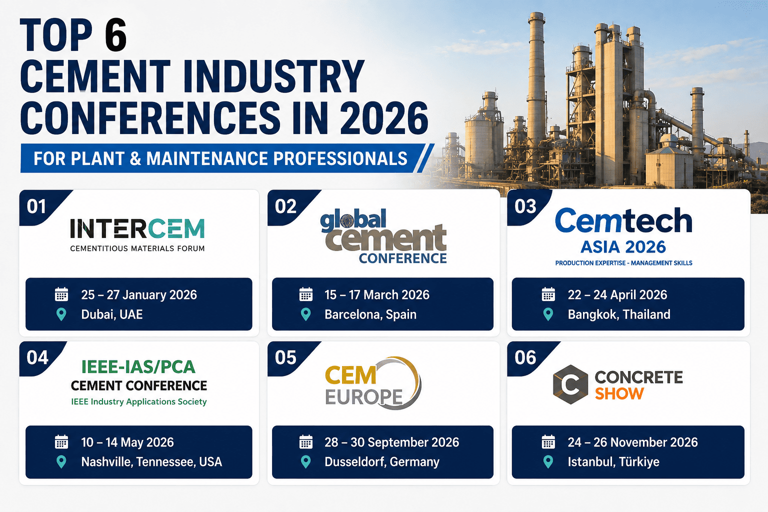 top-cement-industry-conferences-2026