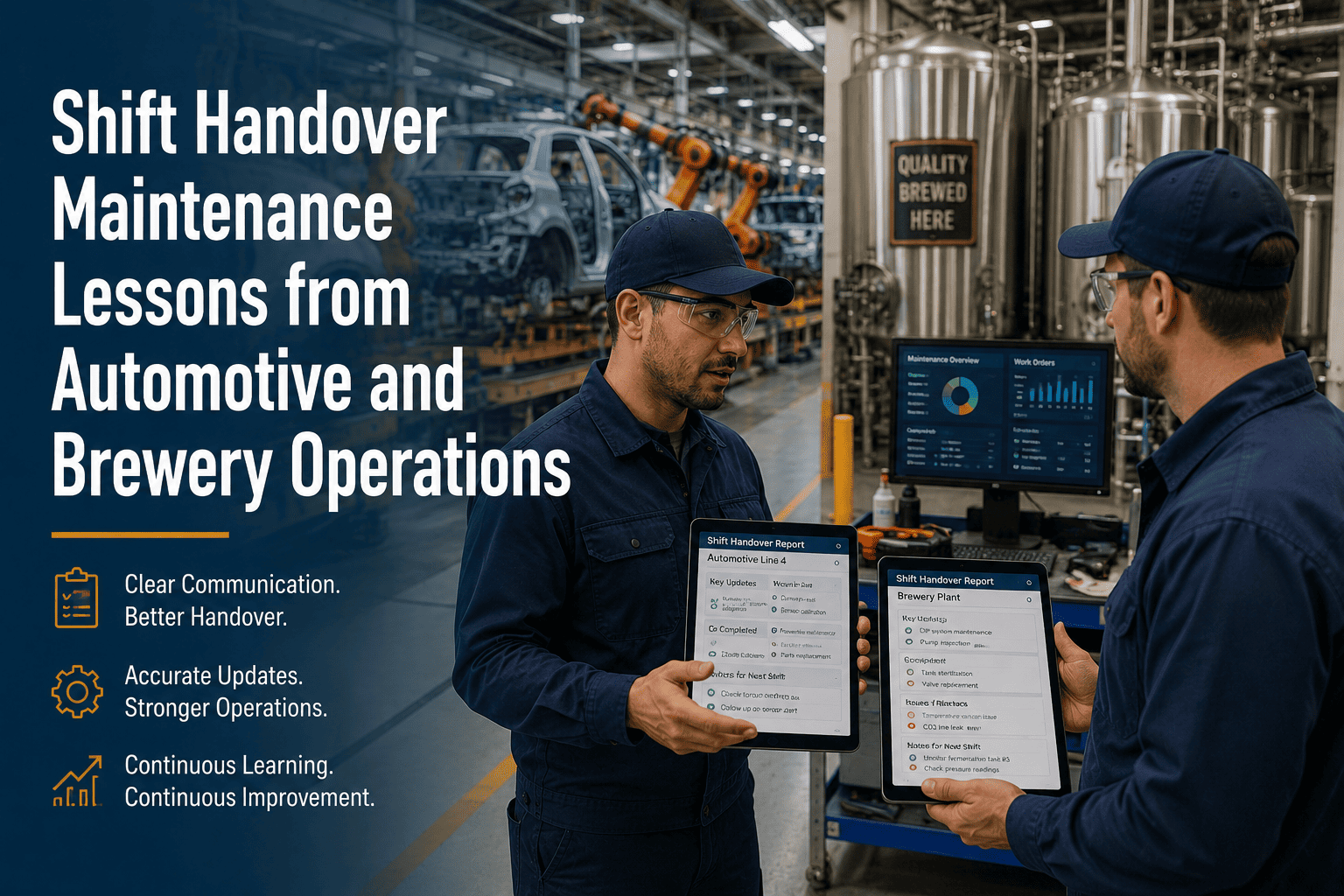 automotive-brewery-shift-handover-maintenance