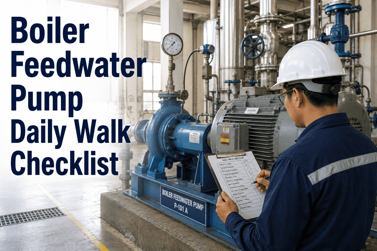 boiler-feedwater-pump-daily-walk-checklist