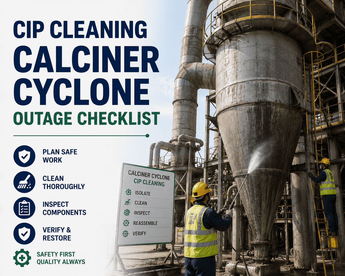 cip-cleaning-calciner-cyclone-outage-checklist-cement