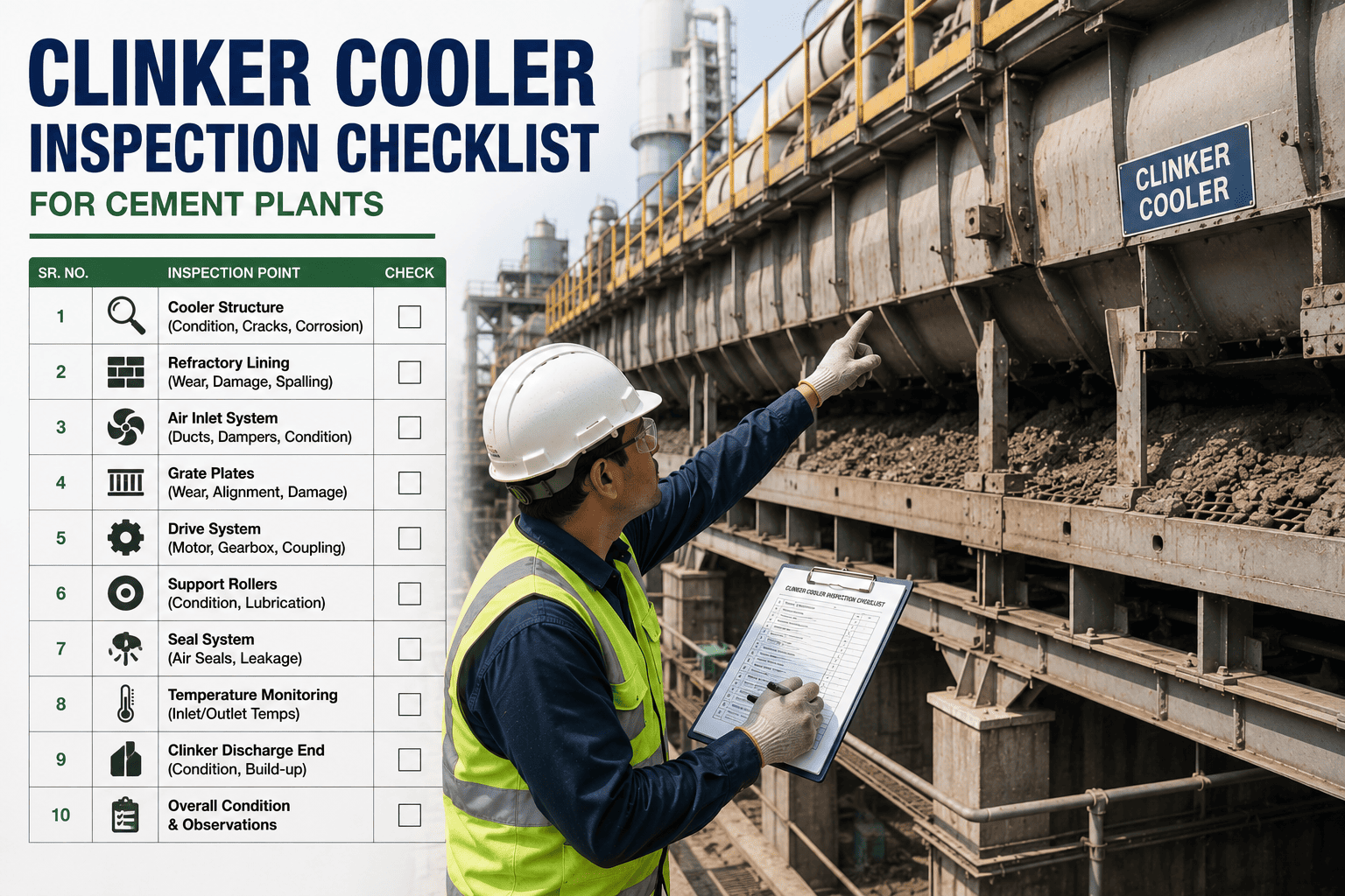 clinker-cooler-inspection-checklist-cement-plants