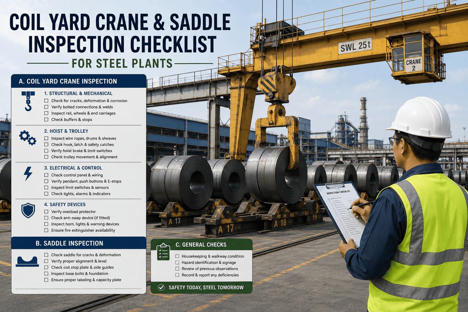 coil-yard-crane-saddle-inspection-checklist-steel-plants