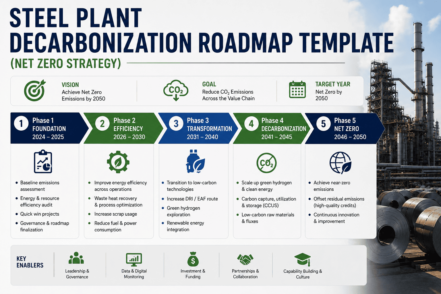 decarbonization-roadmap-template-steel-plant