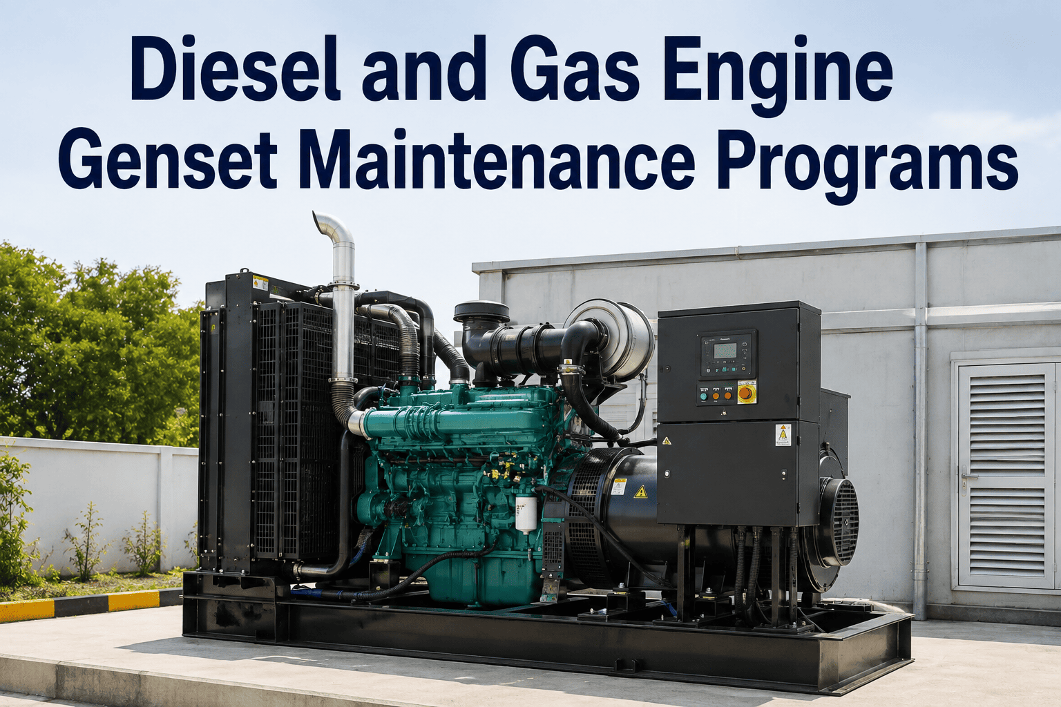 diesel-gas-engine-genset-maintenance-programs