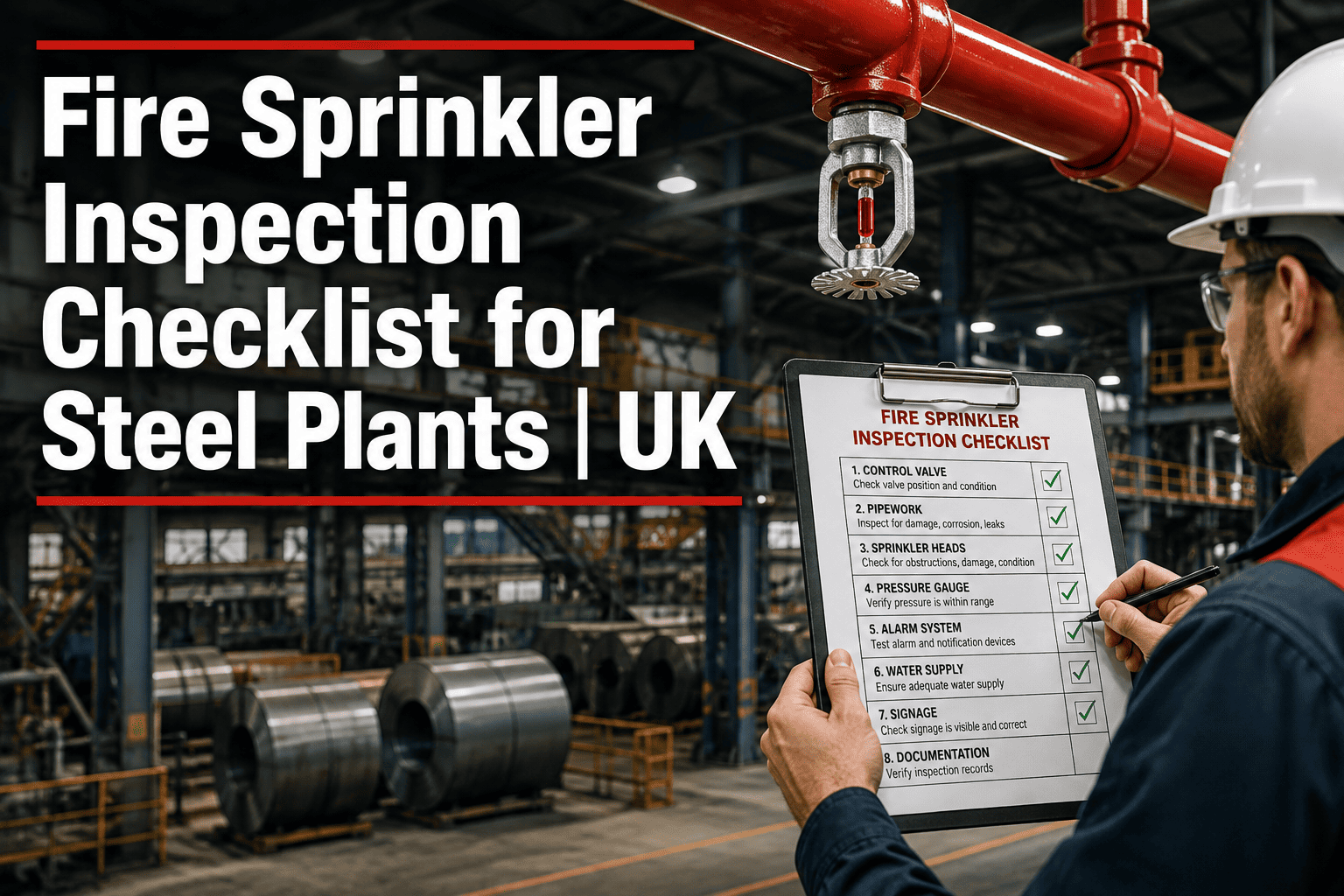 fire-sprinkler-inspection-checklist-steel-plant-uk