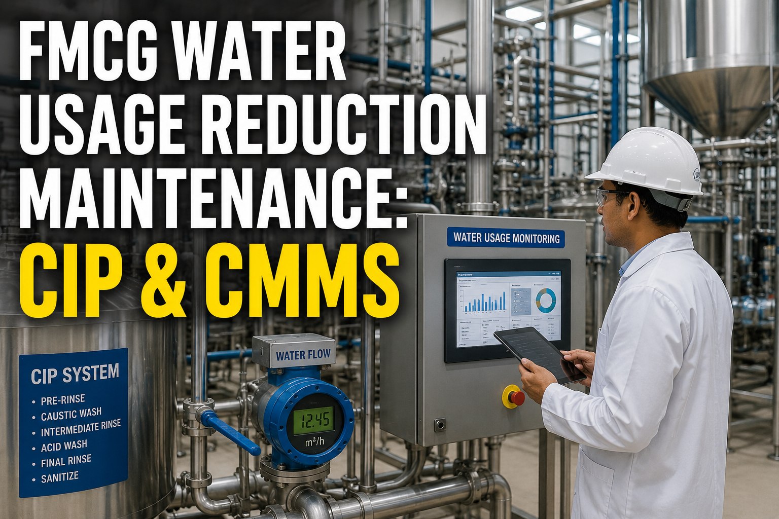 fmcg-water-usage-reduction-maintenance-cip-cmms