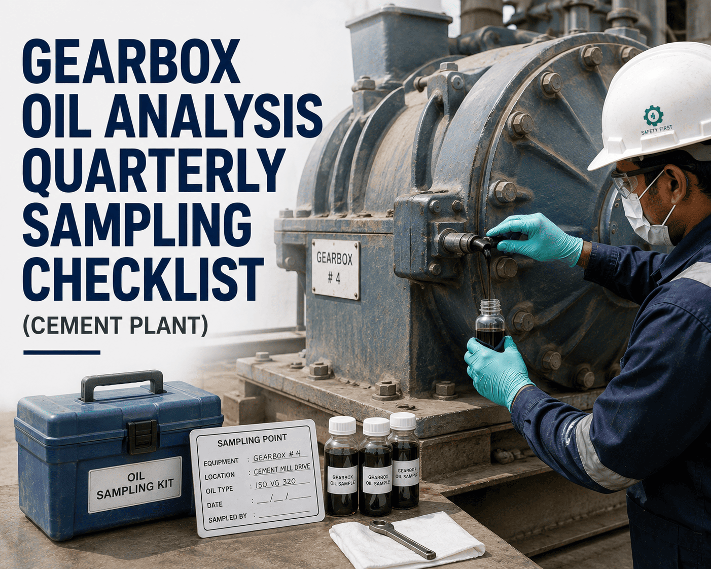 gearbox-oil-analysis-quarterly-sampling-checklist-cement-plant