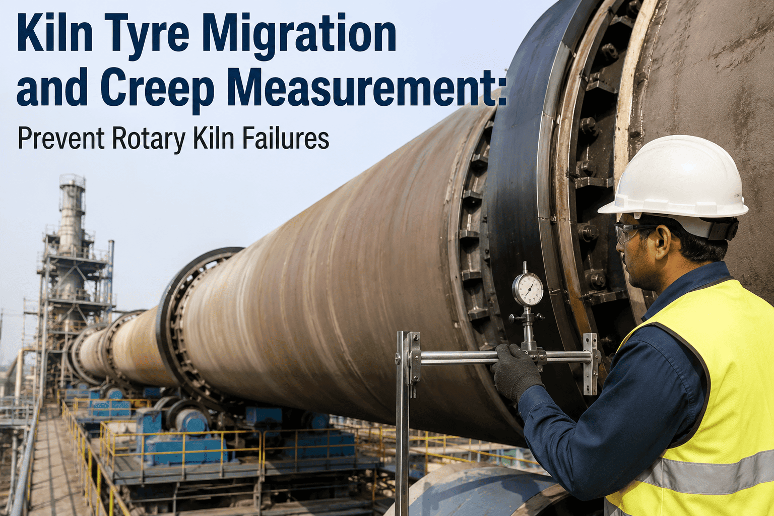 kiln-tyre-migration-creep-measurement-rotary-kiln-maintenance