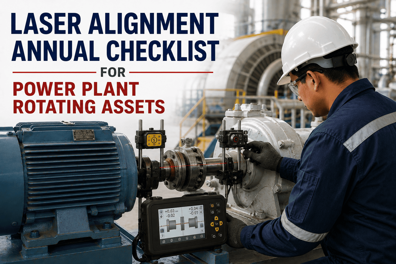 laser-alignment-annual-checklist-power-plant-rotating-assets