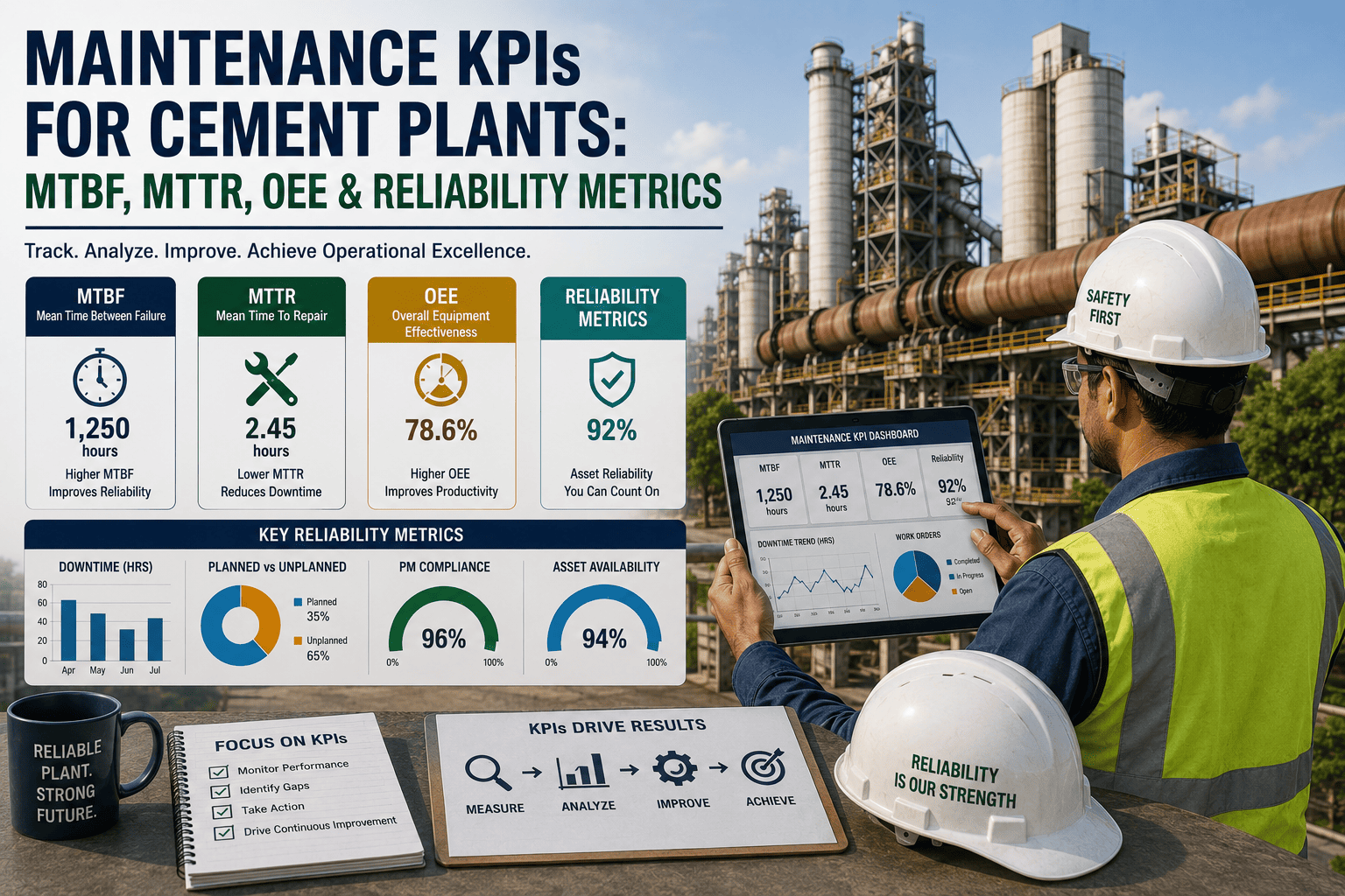 maintenance-kpis-cement-plants-mtbf-mttr-oee