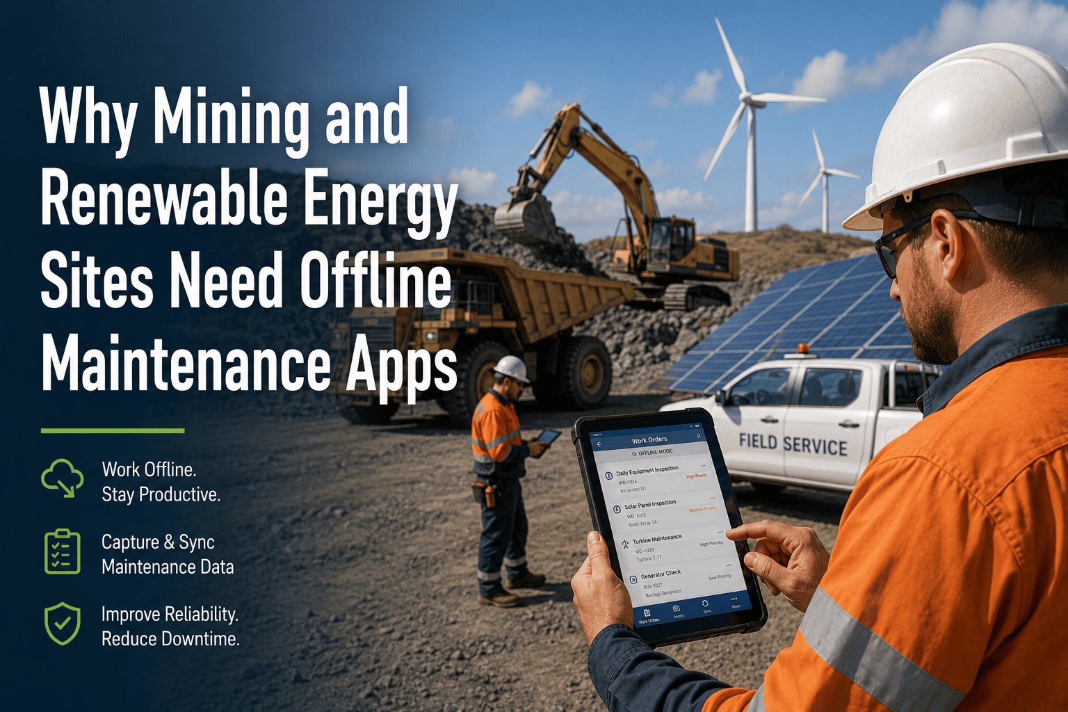 mining-renewable-energy-offline-maintenance-app