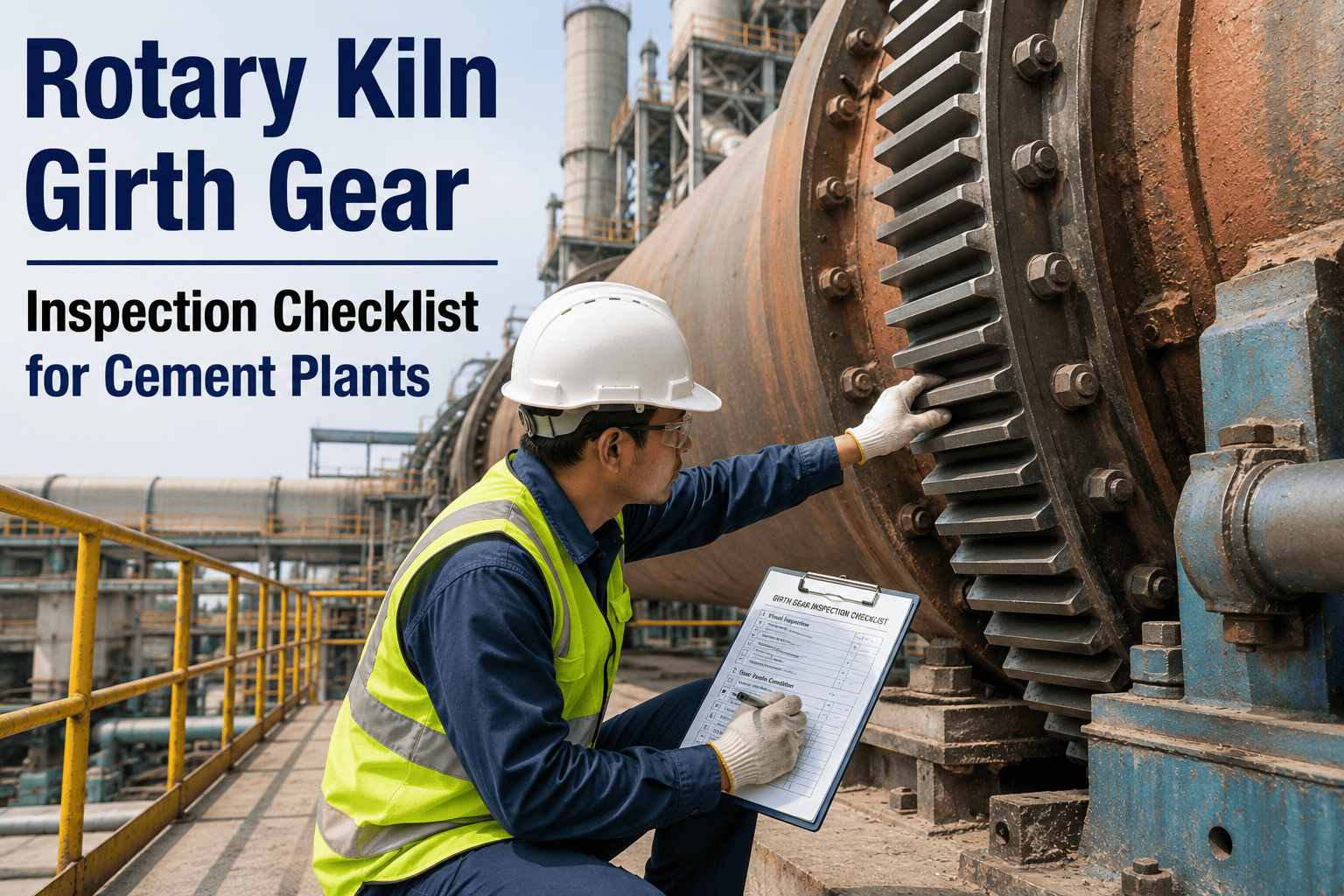 rotary-kiln-girth-gear-inspection-checklist-cement-plants