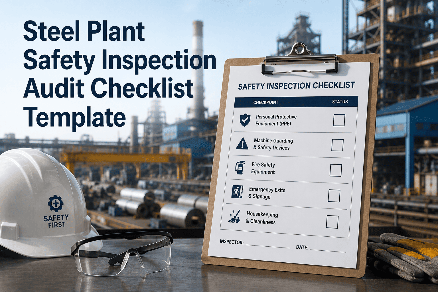 safety-inspection-audit-checklist-template-steel-plant