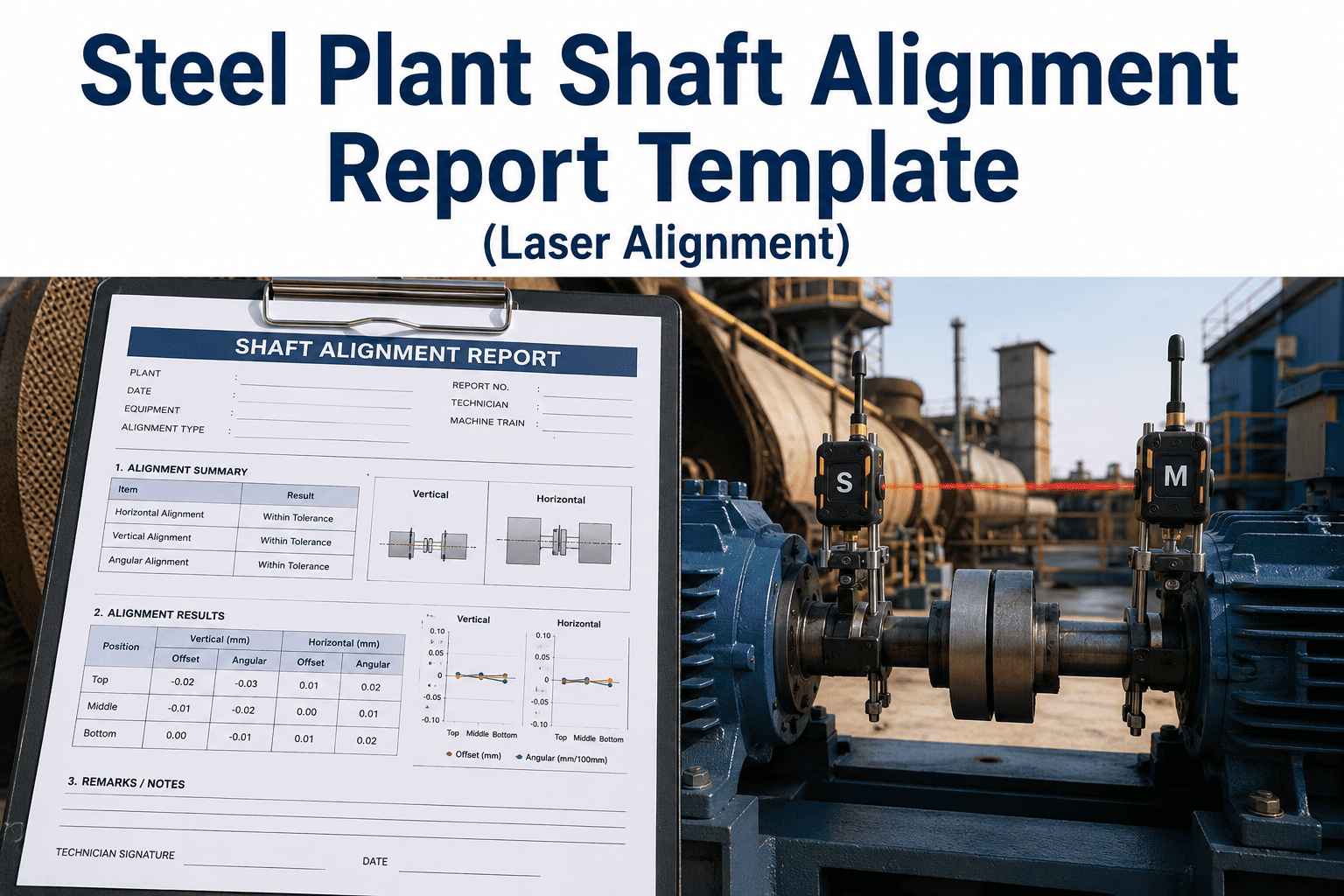 shaft-alignment-report-template-steel-plant