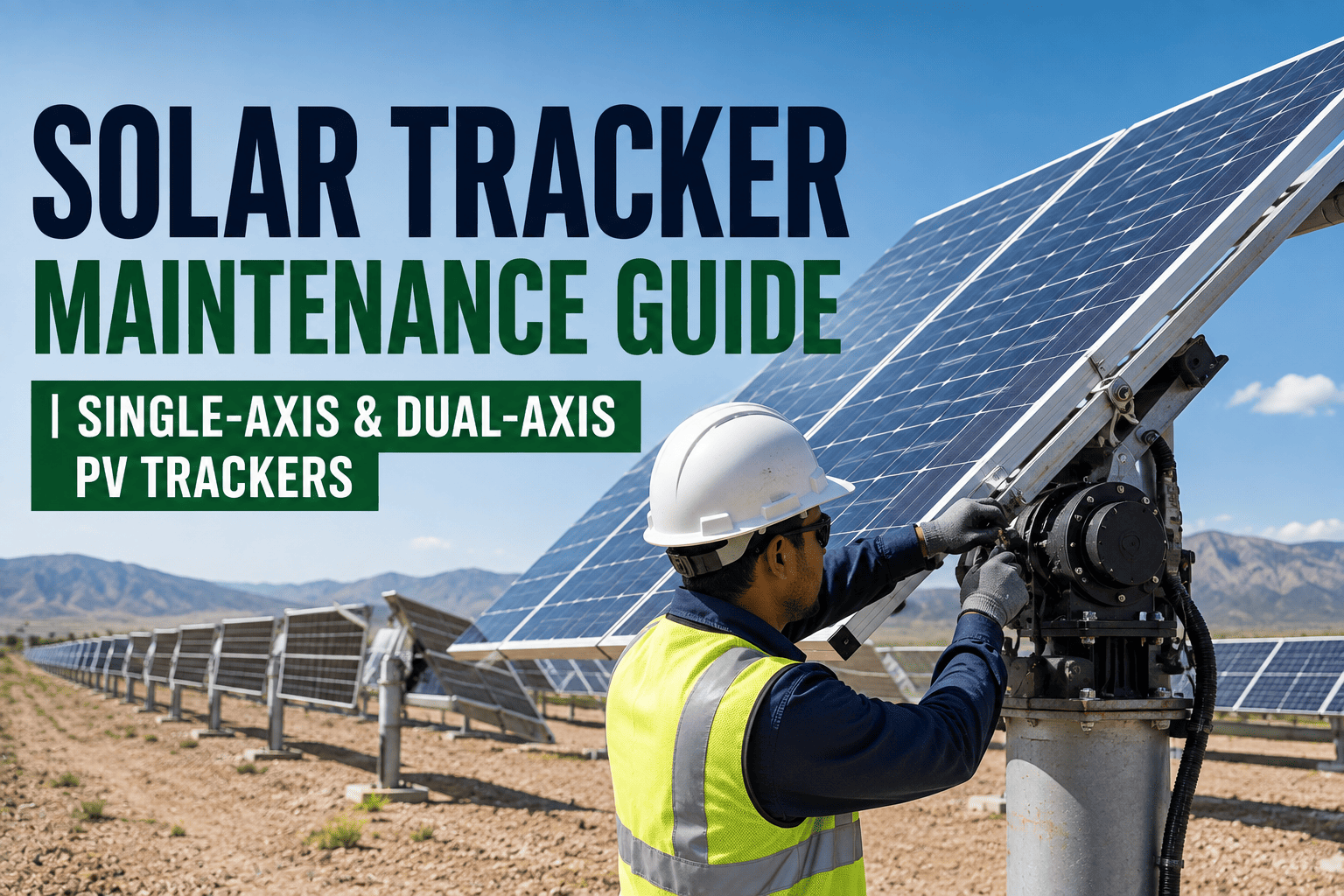 solar-tracker-maintenance-guide-single-dual-axis