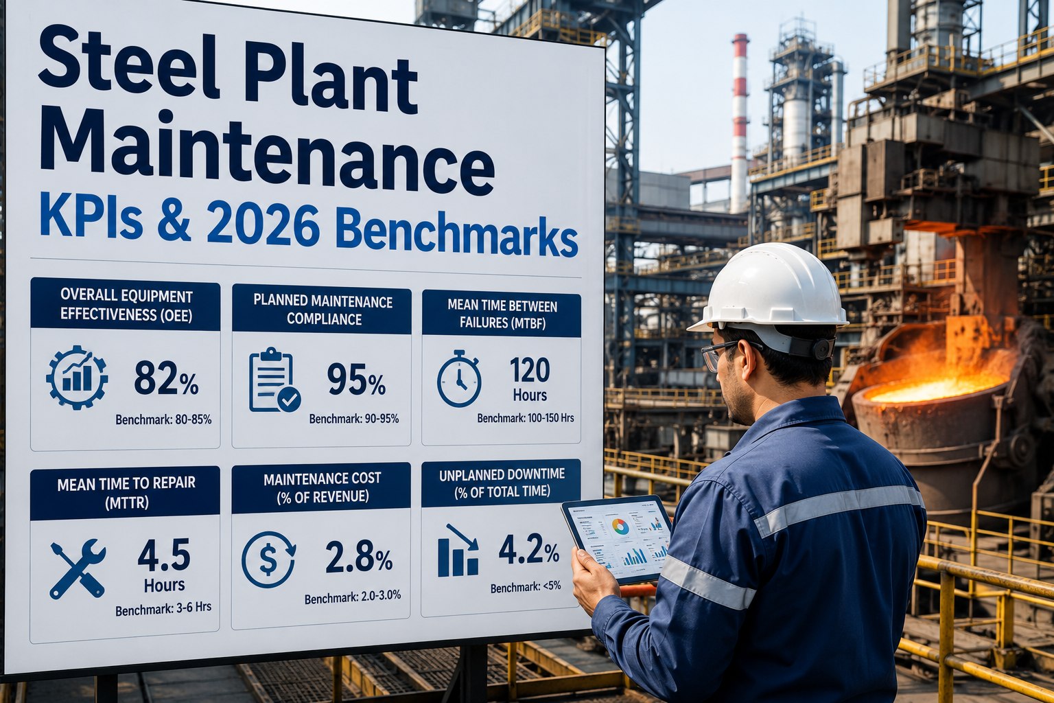 steel-plant-maintenance-kpi-benchmarks-2026