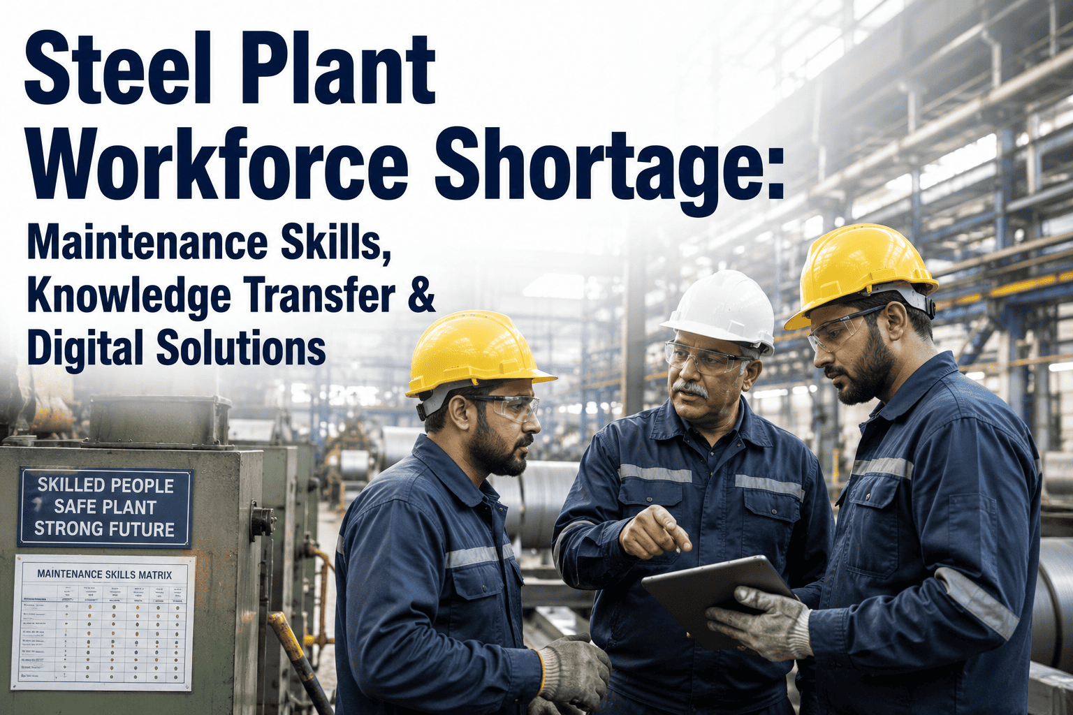 steel-plant-workforce-shortage-maintenance-skills-knowledge-transfer