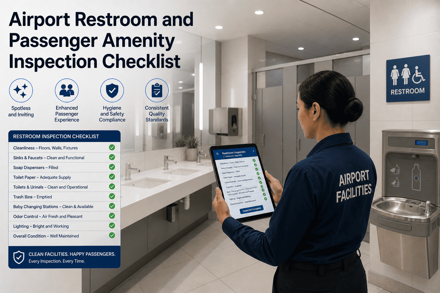 airport-restroom-passenger-amenity-inspection-checklist
