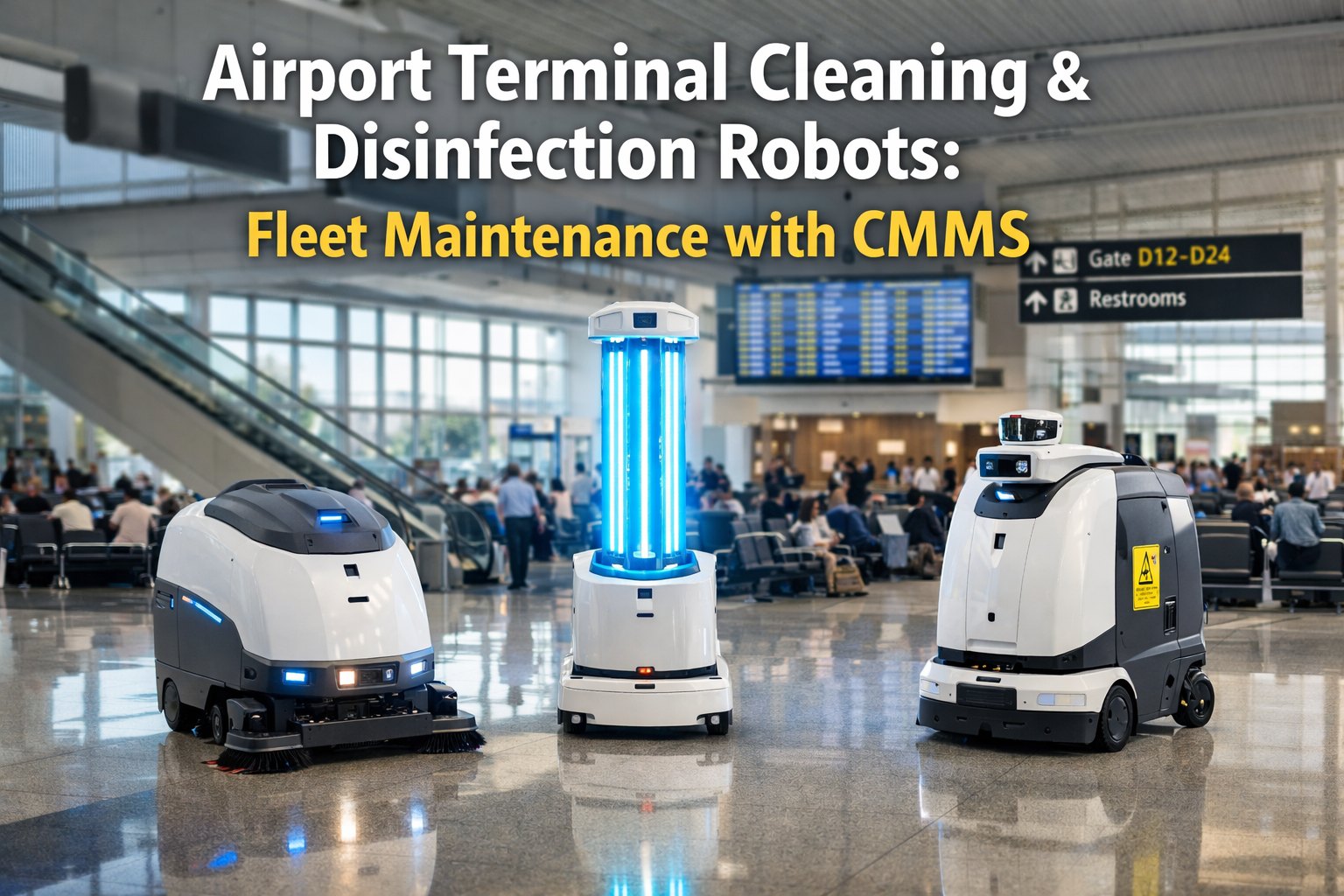 airport-terminal-cleaning-disinfection-robots-fleet-maintenance