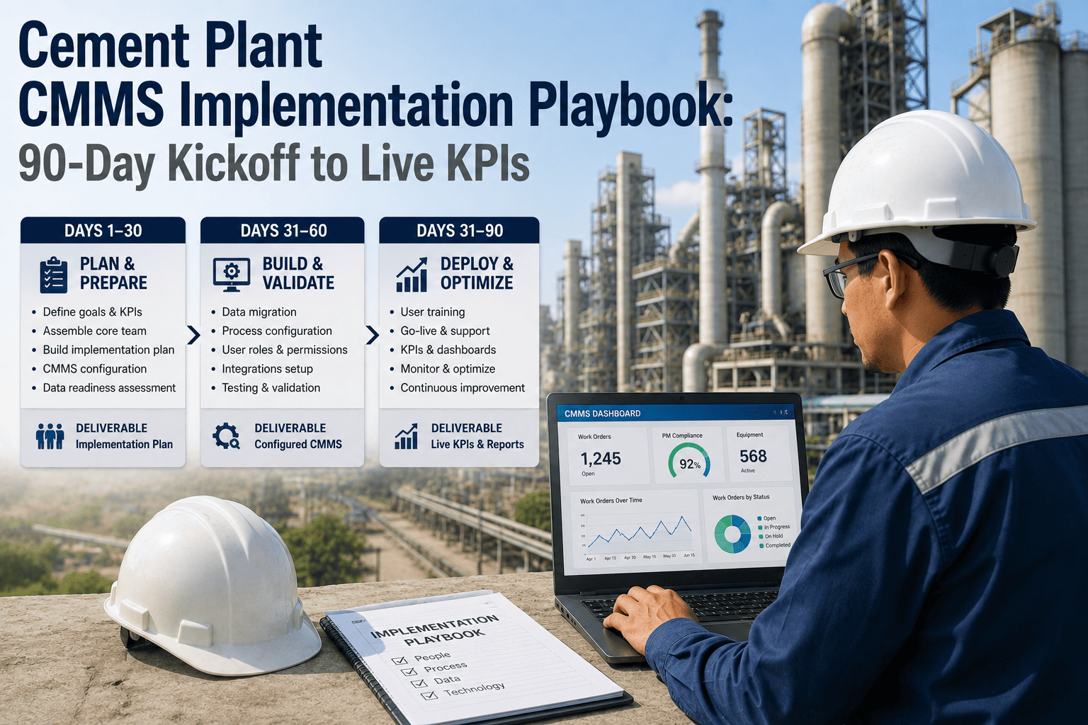 cement-plant-cmms-implementation-playbook-90-day-kickoff