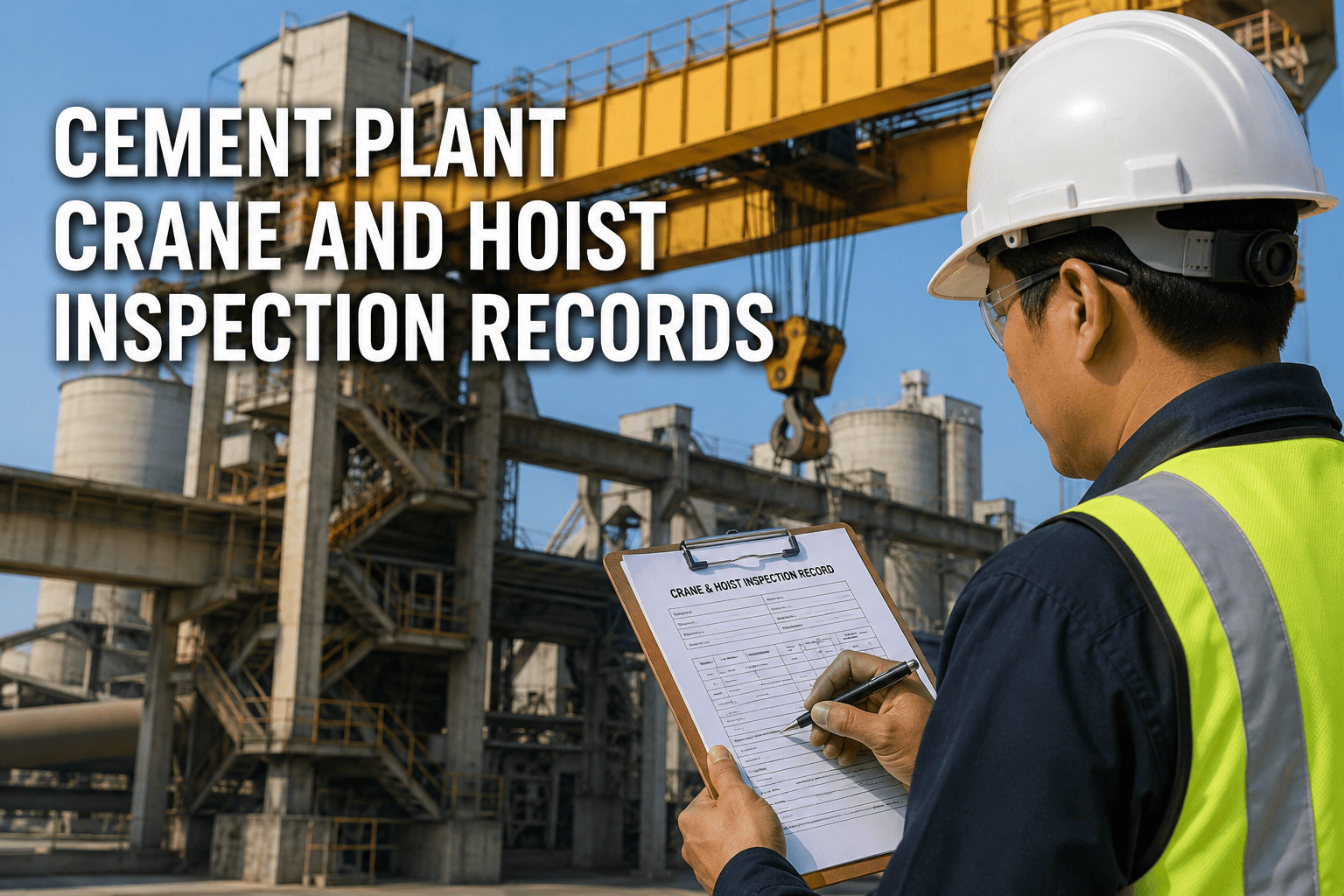 cement-plant-crane-hoist-inspection-records