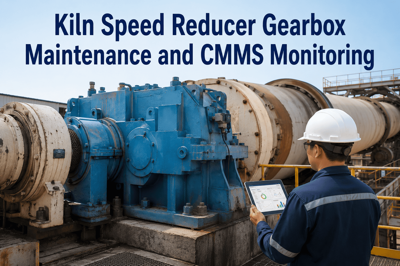 cement-plant-kiln-speed-drive-reducer-gearbox-maintenance-cmms