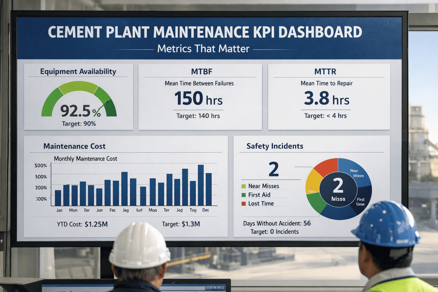 cement-plant-maintenance-kpi-dashboard-metrics-that-matter