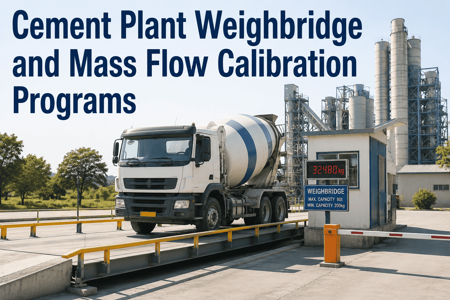 cement-plant-weighbridge-mass-flow-calibration-programs