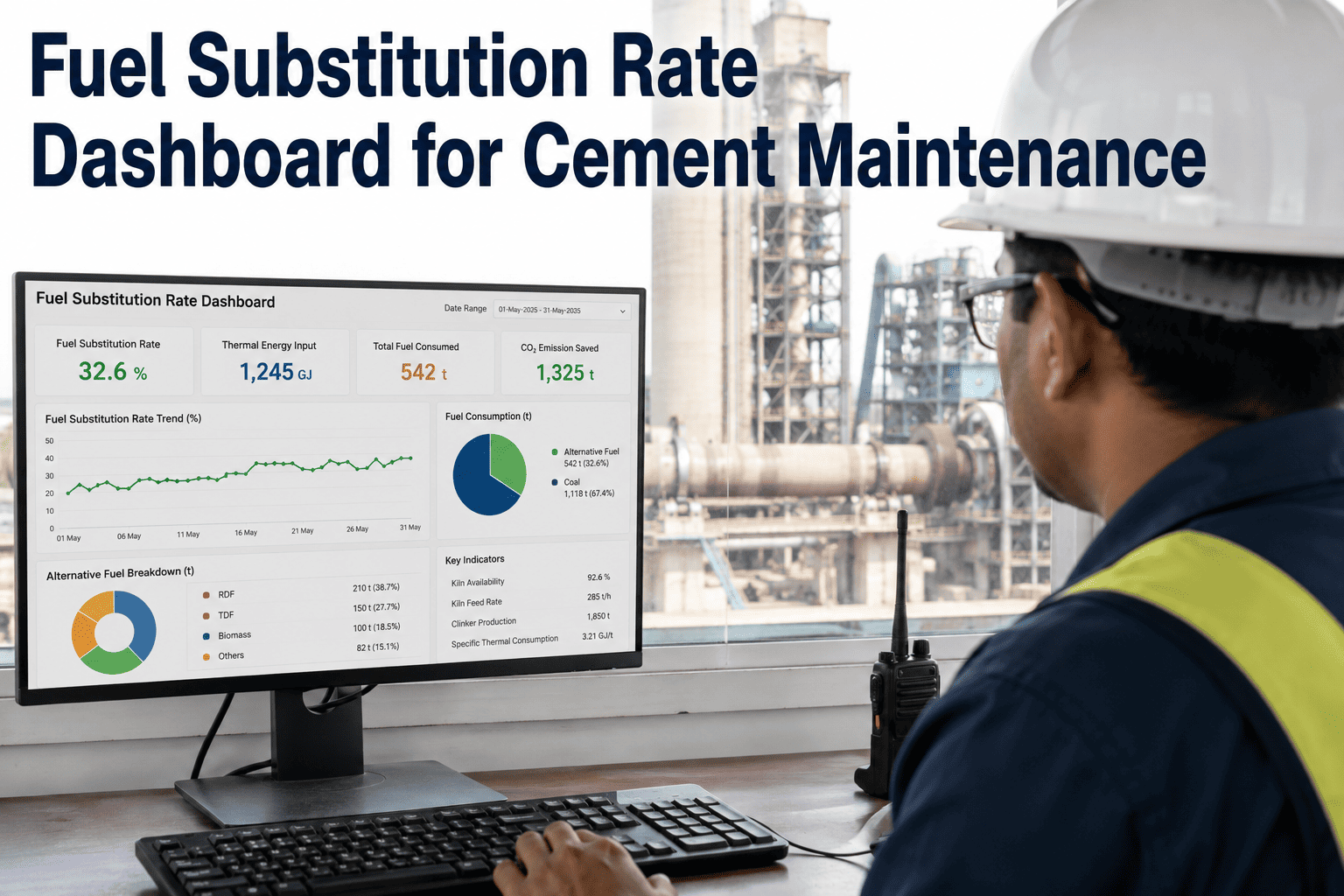 fuel-substitution-rate-dashboard-for-cement-maintenance