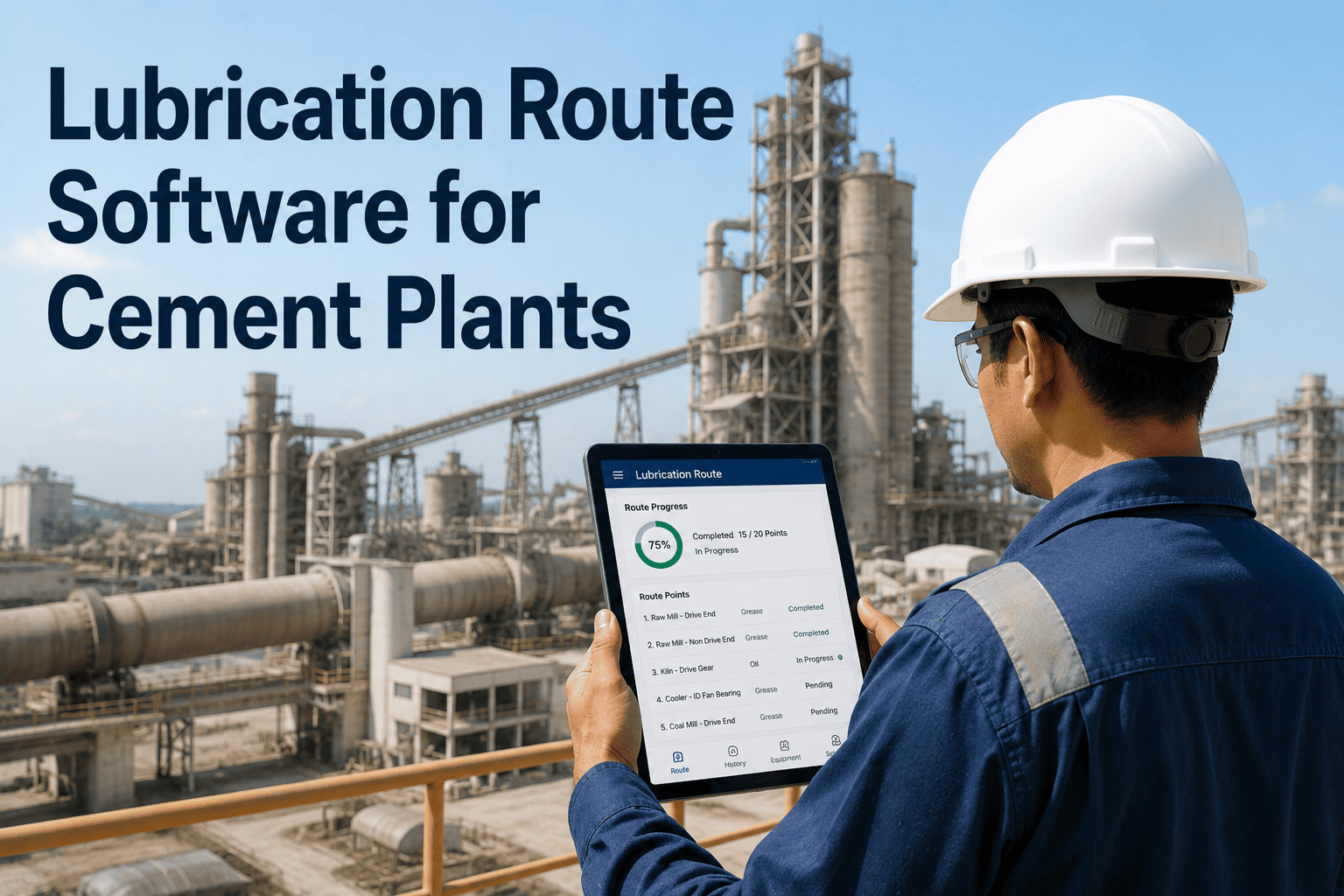 lubrication-route-software-cement-plants