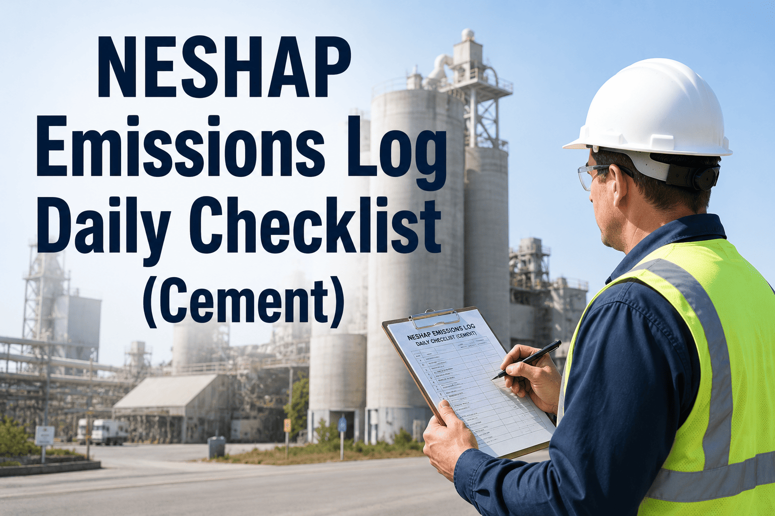 neshap-emissions-log-daily-checklist-cement