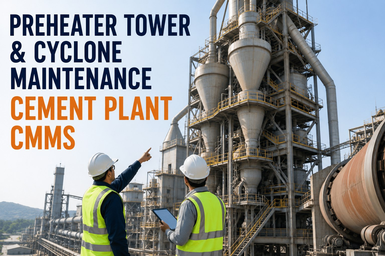 preheater-tower-cyclone-maintenance-cement-plant-cmms