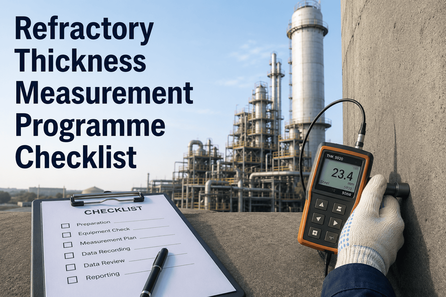 refractory-thickness-measurement-programme-checklist