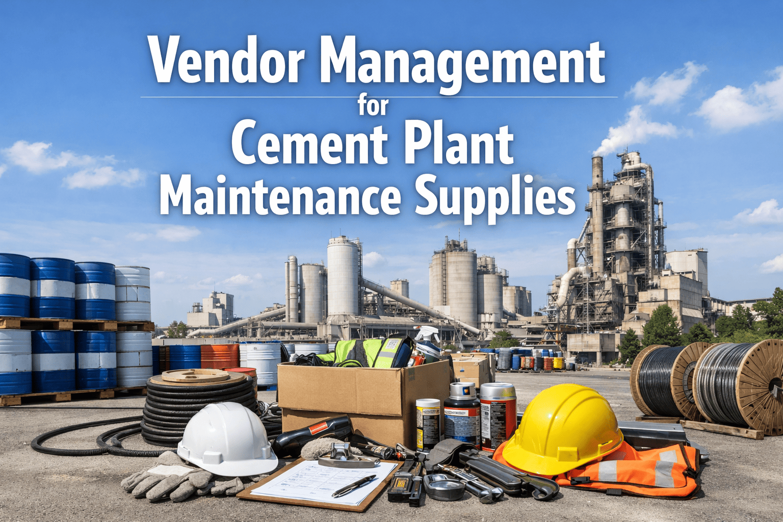 vendor-management-cement-plant-maintenance-supplies