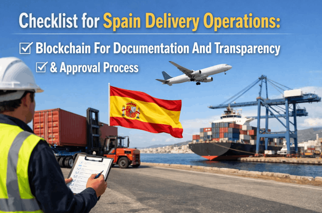 checklist-for-spain-delivery-operations-blockchain-for-documentation-and-transparency-and-approval-process